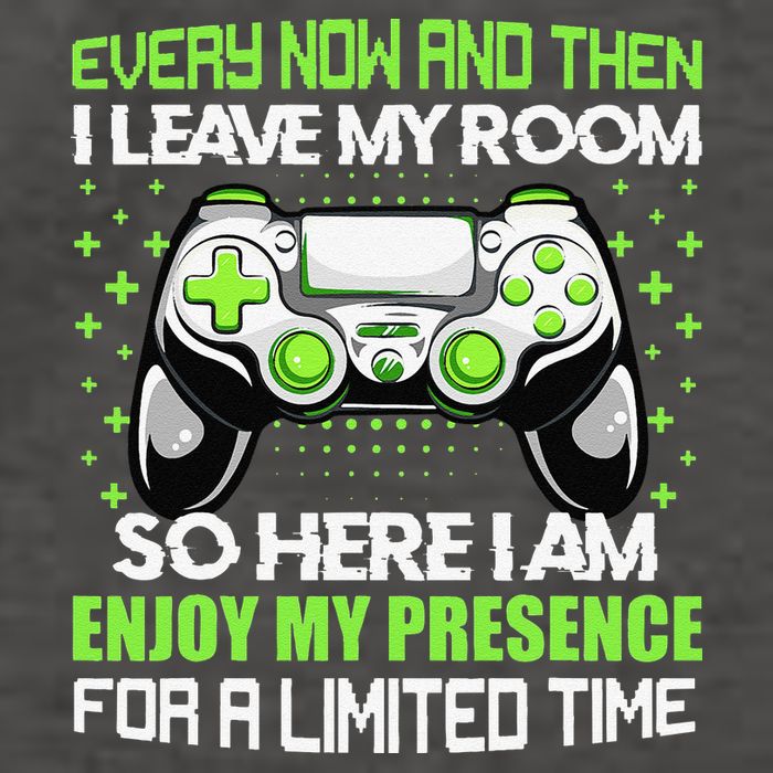 Funny Video Games Every Now And Then I Leave My Room Gaming  Vector Backpack