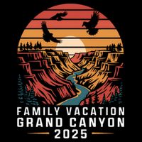 Family Vacation Grand Canyon 2025 Family Vacation Arizona Meaningful Gift Youth Performance Sprint T-Shirt