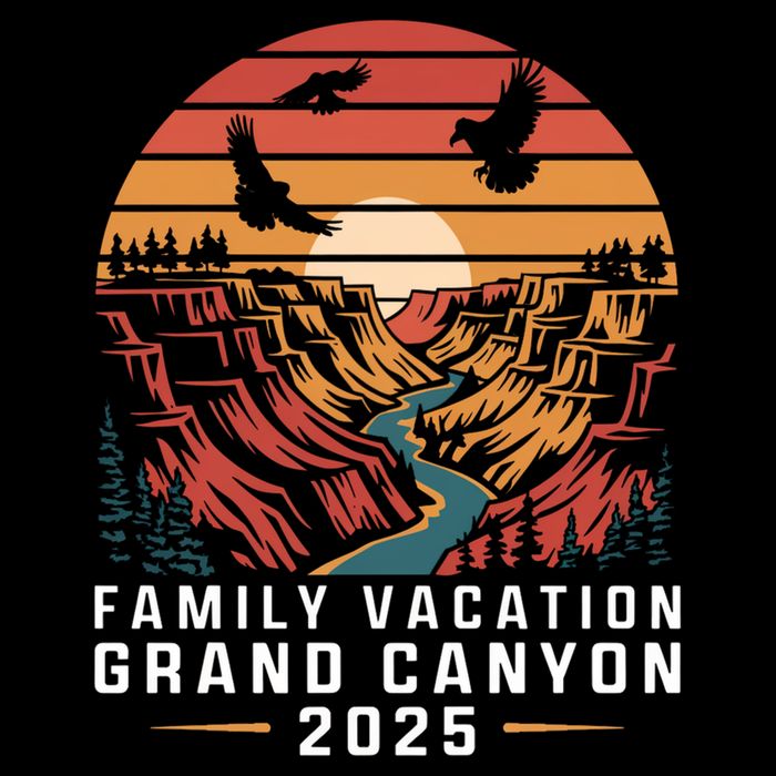 Family Vacation Grand Canyon 2025 Family Vacation Arizona Meaningful Gift Youth Performance Sprint T-Shirt