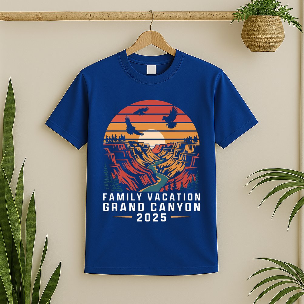 Family Vacation Grand Canyon 2025 Family Vacation Arizona Meaningful Gift T-Shirt