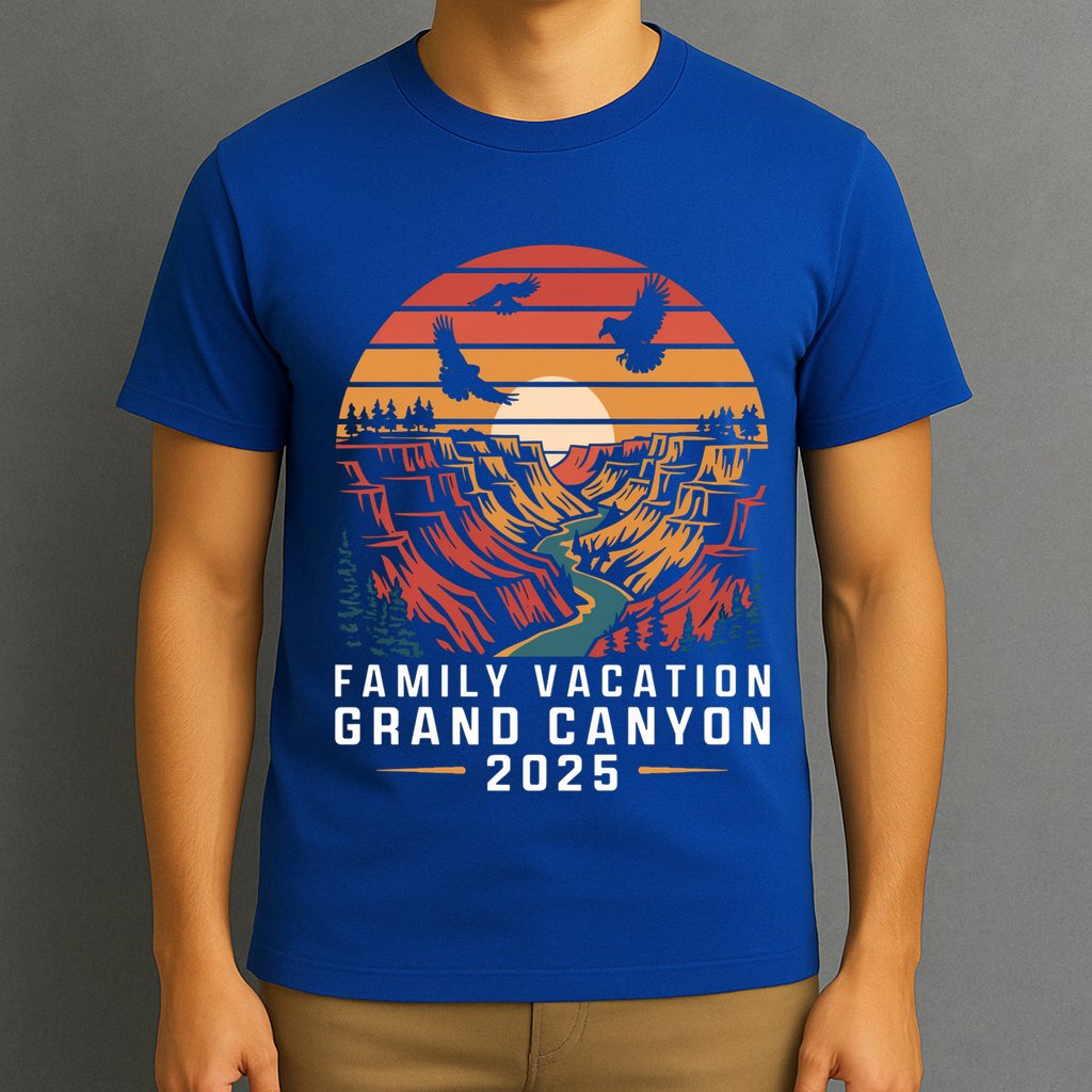 Family Vacation Grand Canyon 2025 Family Vacation Arizona Meaningful Gift T-Shirt