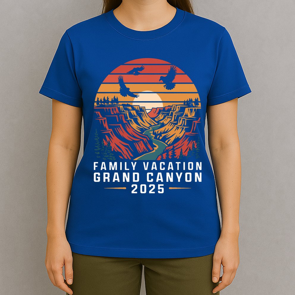 Family Vacation Grand Canyon 2025 Family Vacation Arizona Meaningful Gift T-Shirt