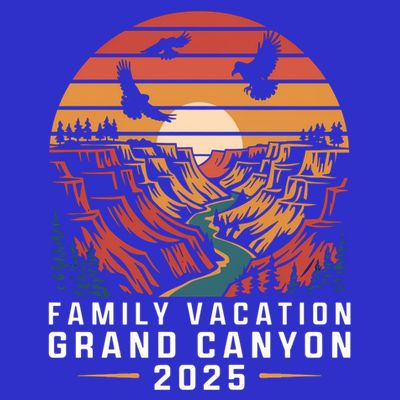 Family Vacation Grand Canyon 2025 Family Vacation Arizona Meaningful Gift T-Shirt