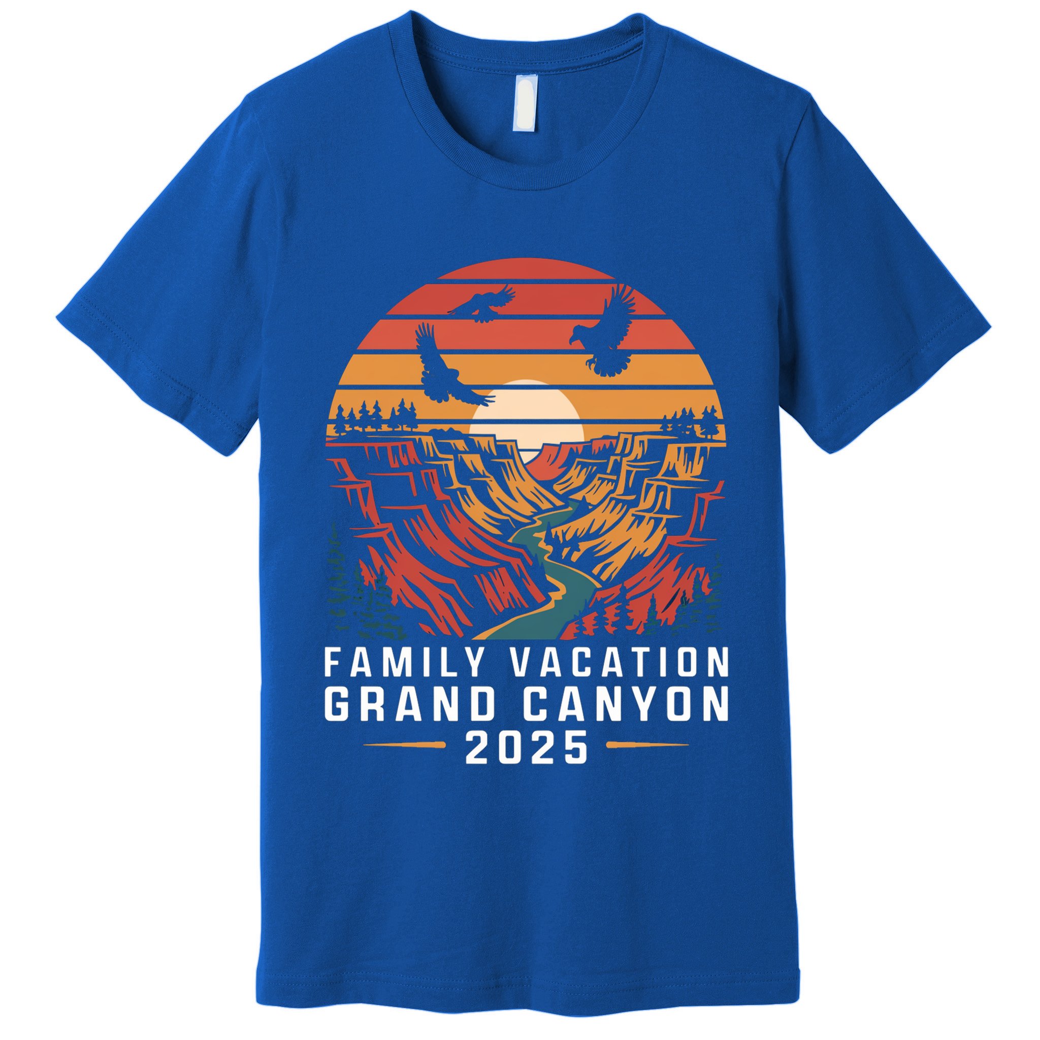 Family Vacation Grand Canyon 2025 Family Vacation Arizona Meaningful Gift Premium T-Shirt