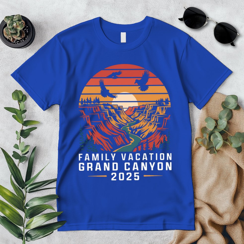 Family Vacation Grand Canyon 2025 Family Vacation Arizona Meaningful Gift Premium T-Shirt