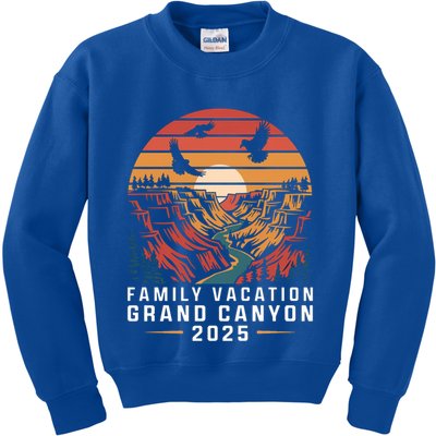 Family Vacation Grand Canyon 2025 Family Vacation Arizona Meaningful Gift Kids Sweatshirt