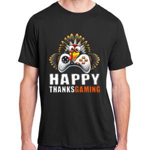 Funny Video Game Console Turkey Thanksgiving Gamers Gaming Adult ChromaSoft Performance T-Shirt