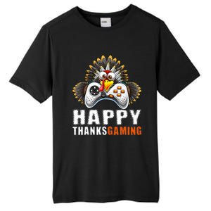 Funny Video Game Console Turkey Thanksgiving Gamers Gaming Tall Fusion ChromaSoft Performance T-Shirt