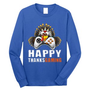 Funny Video Game Console Turkey Thanksgiving Gamers Gaming Long Sleeve Shirt