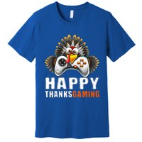 Funny Video Game Console Turkey Thanksgiving Gamers Gaming Premium T-Shirt