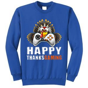 Funny Video Game Console Turkey Thanksgiving Gamers Gaming Tall Sweatshirt