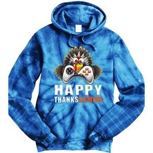 Funny Video Game Console Turkey Thanksgiving Gamers Gaming Tie Dye Hoodie