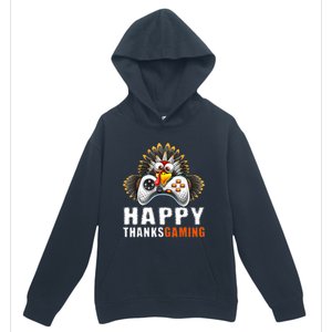 Funny Video Game Console Turkey Thanksgiving Gamers Gaming Urban Pullover Hoodie