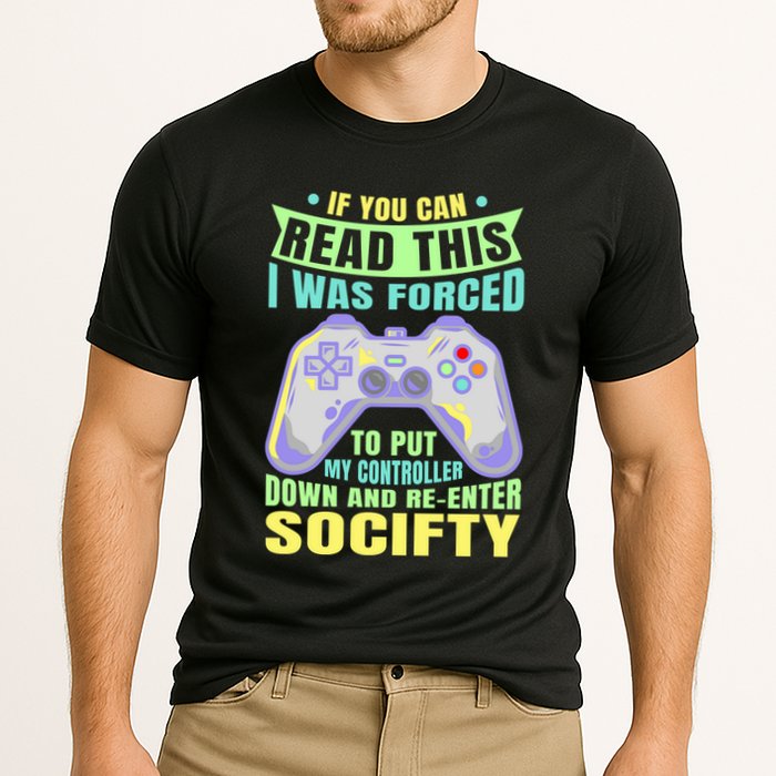 Funny Video Game Lover Geeky Gamer Nerd Gamer Gaming Addict Performance Shirt