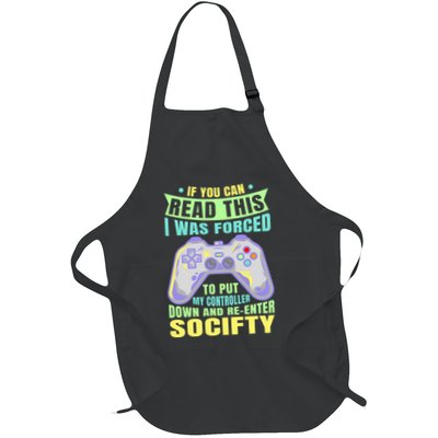 Funny Video Game Lover Geeky Gamer Nerd Gamer Gaming Addict Apron