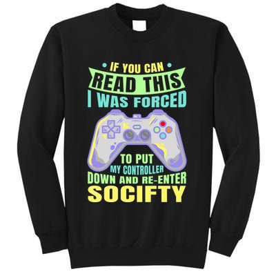 Funny Video Game Lover Geeky Gamer Nerd Gamer Gaming Addict Sweatshirt