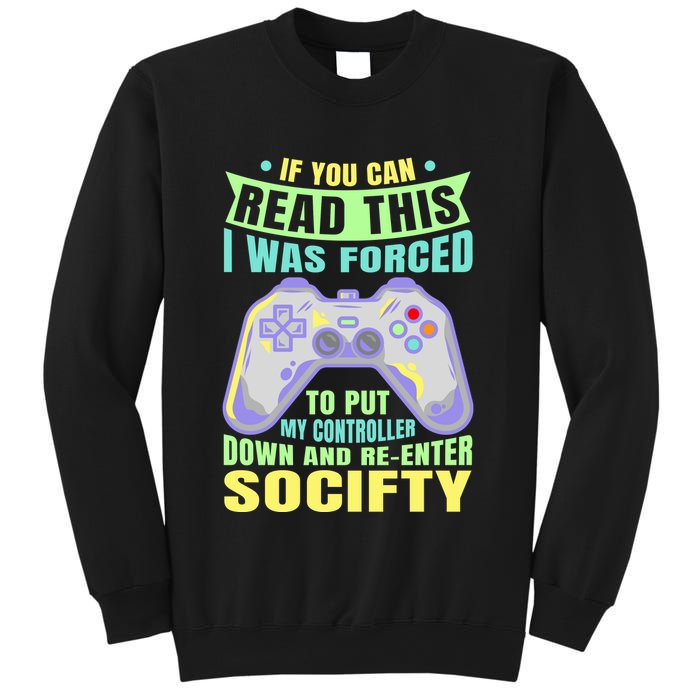 Funny Video Game Lover Geeky Gamer Nerd Gamer Gaming Addict Sweatshirt