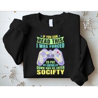 Funny Video Game Lover Geeky Gamer Nerd Gamer Gaming Addict Sweatshirt