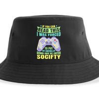 Funny Video Game Lover Geeky Gamer Nerd Gamer Gaming Addict Sustainable Bucket Hat