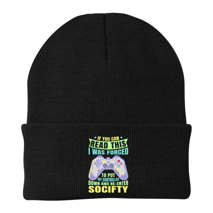 Funny Video Game Lover Geeky Gamer Nerd Gamer Gaming Addict Beanie