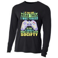 Funny Video Game Lover Geeky Gamer Nerd Gamer Gaming Addict Cooling Performance Long Sleeve Crew