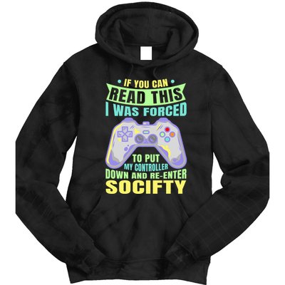 Funny Video Game Lover Geeky Gamer Nerd Gamer Gaming Addict Tie Dye Hoodie