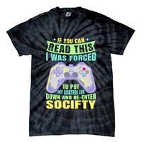 Funny Video Game Lover Geeky Gamer Nerd Gamer Gaming Addict Tie-Dye T-Shirt