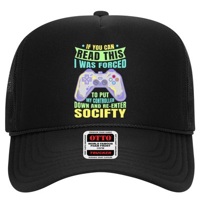 Funny Video Game Lover Geeky Gamer Nerd Gamer Gaming Addict Trucker Hat