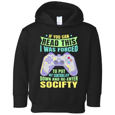 Funny Video Game Lover Geeky Gamer Nerd Gamer Gaming Addict Toddler Hoodie