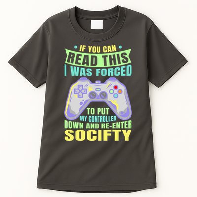 Funny Video Game Lover Geeky Gamer Nerd Gamer Gaming Addict Tall T-Shirt