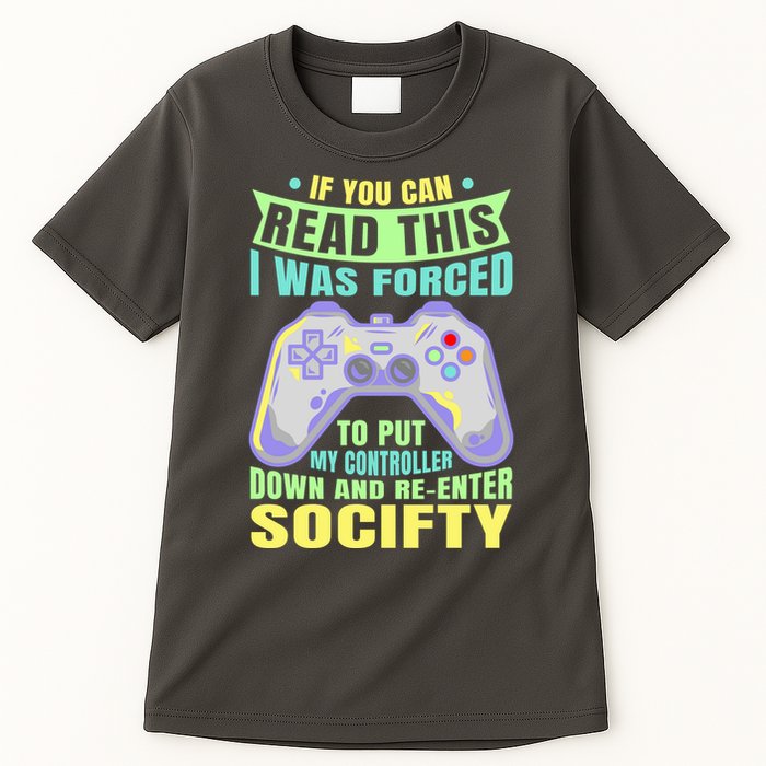 Funny Video Game Lover Geeky Gamer Nerd Gamer Gaming Addict Tall T-Shirt