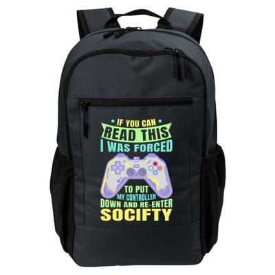 Funny Video Game Lover Geeky Gamer Nerd Gamer Gaming Addict Backpack