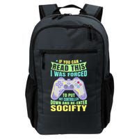 Funny Video Game Lover Geeky Gamer Nerd Gamer Gaming Addict Backpack
