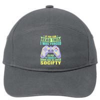 Funny Video Game Lover Geeky Gamer Nerd Gamer Gaming Addict 7-Panel Snapback Hat