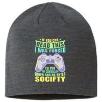 Funny Video Game Lover Geeky Gamer Nerd Gamer Gaming Addict Sustainable Beanie