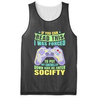 Funny Video Game Lover Geeky Gamer Nerd Gamer Gaming Addict Mesh Reversible Basketball Jersey Tank
