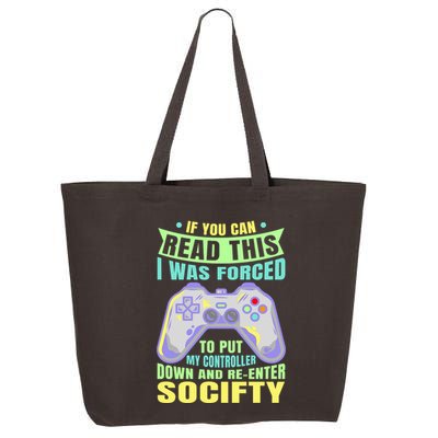 Funny Video Game Lover Geeky Gamer Nerd Gamer Gaming Addict 25L Jumbo Tote