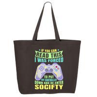 Funny Video Game Lover Geeky Gamer Nerd Gamer Gaming Addict 25L Jumbo Tote