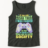 Funny Video Game Lover Geeky Gamer Nerd Gamer Gaming Addict Tank Top