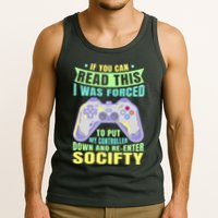 Funny Video Game Lover Geeky Gamer Nerd Gamer Gaming Addict Tank Top