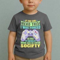 Funny Video Game Lover Geeky Gamer Nerd Gamer Gaming Addict Toddler T-Shirt