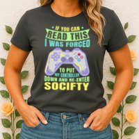 Funny Video Game Lover Geeky Gamer Nerd Gamer Gaming Addict Womens T-Shirt