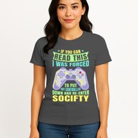 Funny Video Game Lover Geeky Gamer Nerd Gamer Gaming Addict Womens T-Shirt