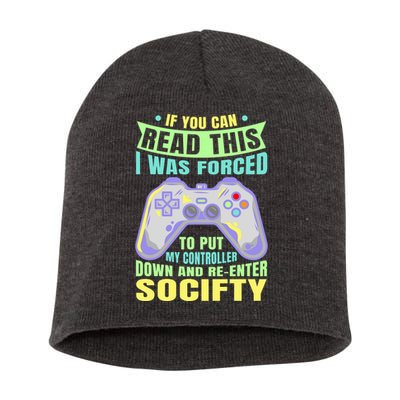 Funny Video Game Lover Geeky Gamer Nerd Gamer Gaming Addict Short Acrylic Beanie