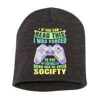 Funny Video Game Lover Geeky Gamer Nerd Gamer Gaming Addict Short Acrylic Beanie