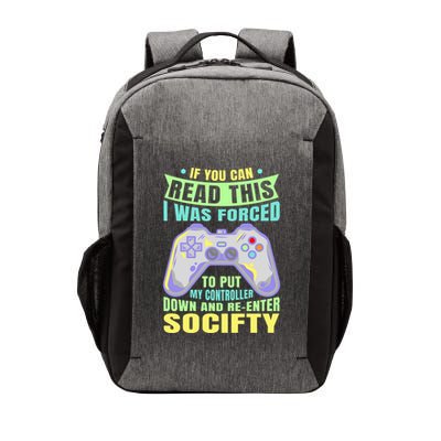 Funny Video Game Lover Geeky Gamer Nerd Gamer Gaming Addict Vector Backpack