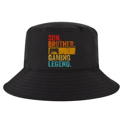 Funny Video Gamer Son Brother Gaming Legend Gift Cool Comfort Performance Bucket Hat