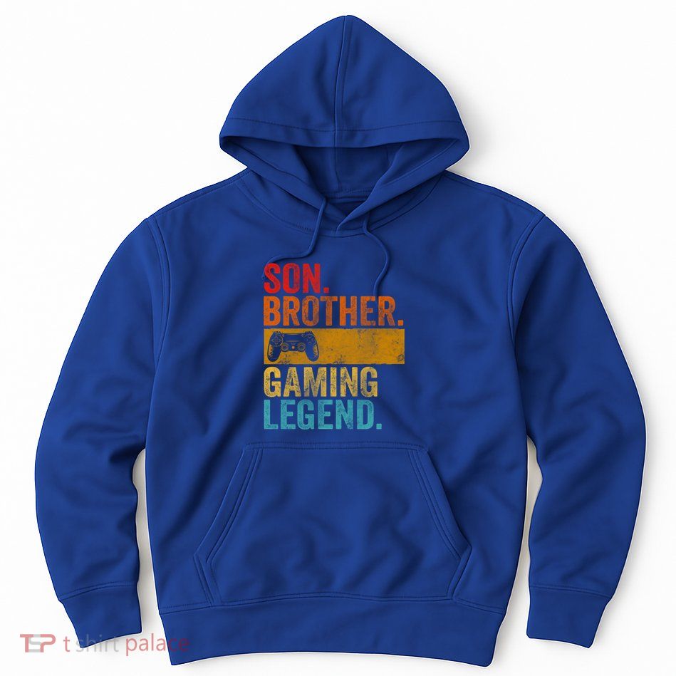 Funny Video Gamer Son Brother Gaming Legend Gift Hoodie
