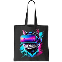 Funny Vr Gamer Cat In Vr Headset Virtual Reality Gaming Bag