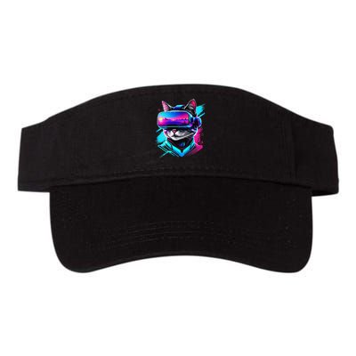 Funny Vr Gamer Cat In Vr Headset Virtual Reality Gaming Visor